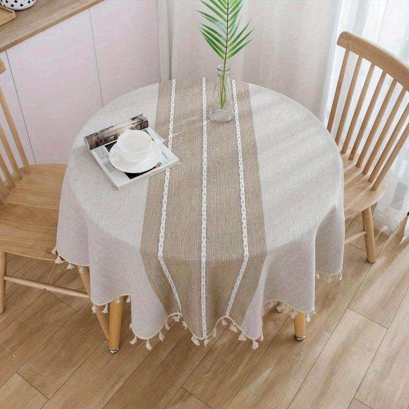 Coffee Nordic Fabric Table Cloth for Home Party Desk Cover