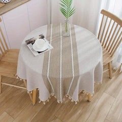 Coffee Nordic Fabric Table Cloth for Home Party Desk Cover