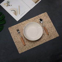 6pcs Nordic Style Plastic Placemat for Dining Table & Home Decoration