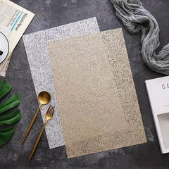 6pcs Nordic Style Plastic Placemat for Dining Table & Home Decoration