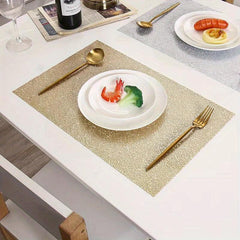 6pcs Nordic Style Plastic Placemat for Dining Table & Home Decoration