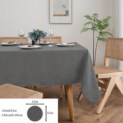 Polyester Table Cloth Grey Fabric Tablecloth