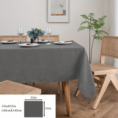 Polyester Table Cloth Grey Fabric Tablecloth
