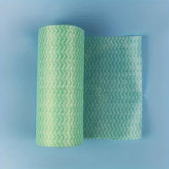 50pcs Roll Reusable Disposable Rag Kitchen Cloth Dishwashing Cloth Scouring Pad