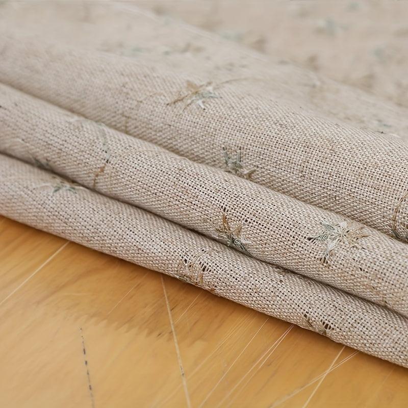 Jacquard Tablecloth Embroidery Dustproof Solid Rectangular Decorative Tablecloth