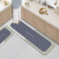 1pc Diatom Mud Floor Mat Absorbent Bathroom Kitchen Rug