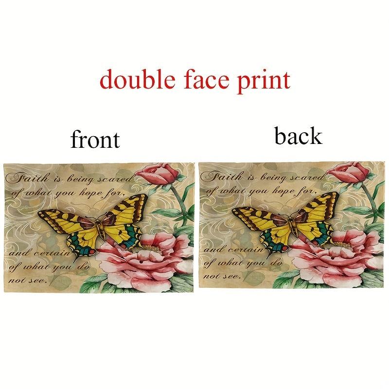 Vintage Butterfly Table Mats - Set of 4 - Waterproof