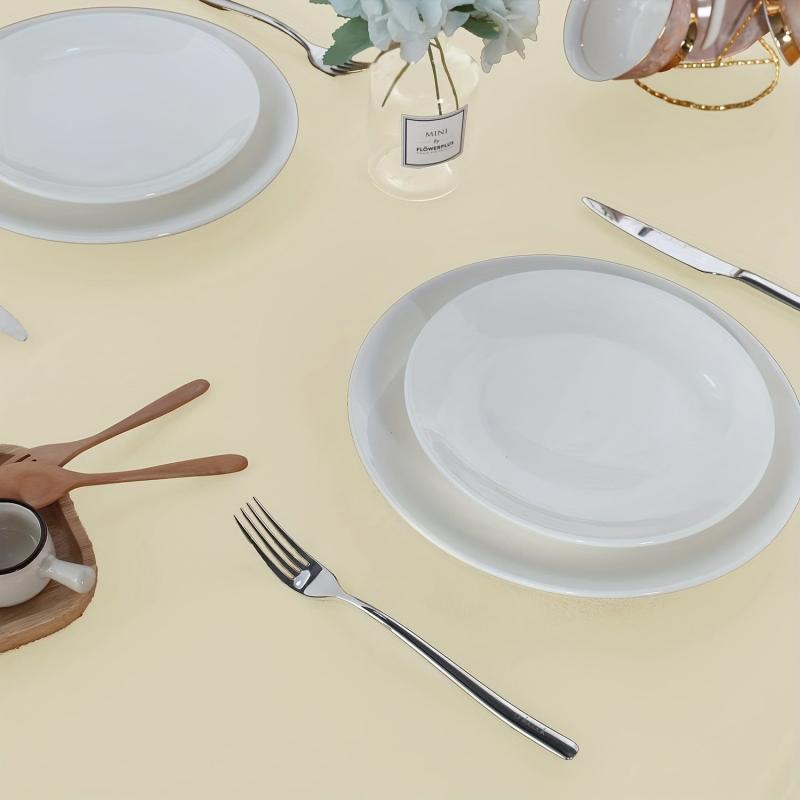 Waterproof Vinyl Tablecloth Rectangular Style for Picnic Party Home