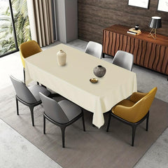 Waterproof Vinyl Tablecloth Rectangular Style for Picnic Party Home