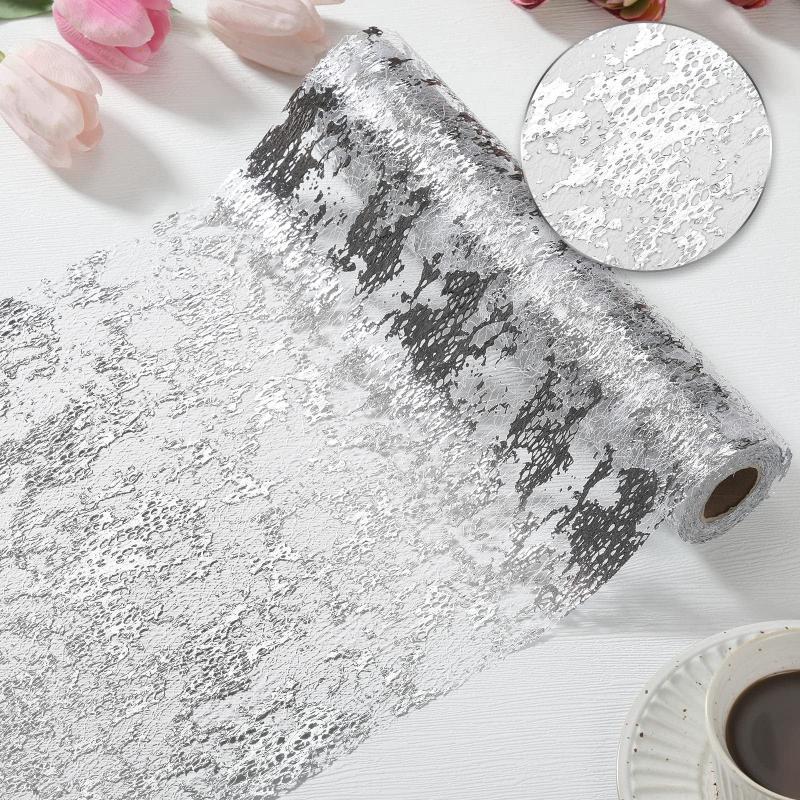 Glittery Gold Table Runner for Wedding Bridal Shower, Birthday Party Decor