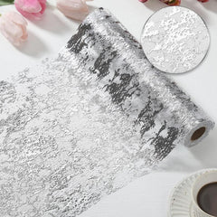 Glittery Gold Table Runner for Wedding Bridal Shower, Birthday Party Decor