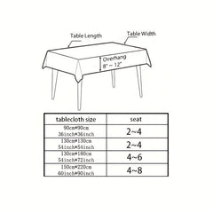 Crochet Macrame Tablecloth Lace Table Cloth for Kitchen Wedding