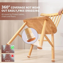16pcs Chair Leg Cover Knitted Furniture Leg Socks Upgrade Floor Protector