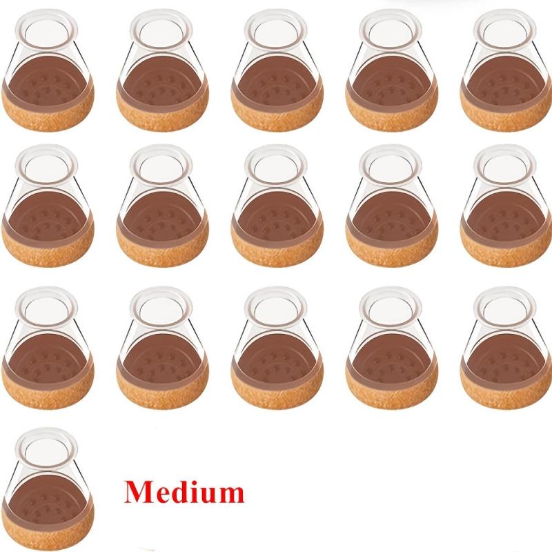 16pcs Chair Leg Cover Knitted Furniture Leg Socks Upgrade Floor Protector