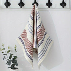 2pcs Waffle Kitchen Rags, Soft & Absorbent, Ideal for Dishes, Hand Wash
