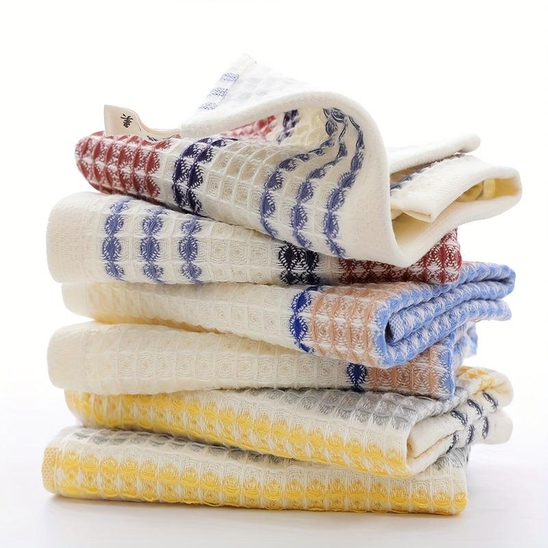 2pcs Waffle Kitchen Rags, Soft & Absorbent, Ideal for Dishes, Hand Wash