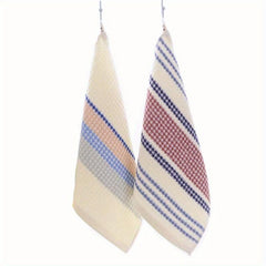 2pcs Waffle Kitchen Rags, Soft & Absorbent, Ideal for Dishes, Hand Wash