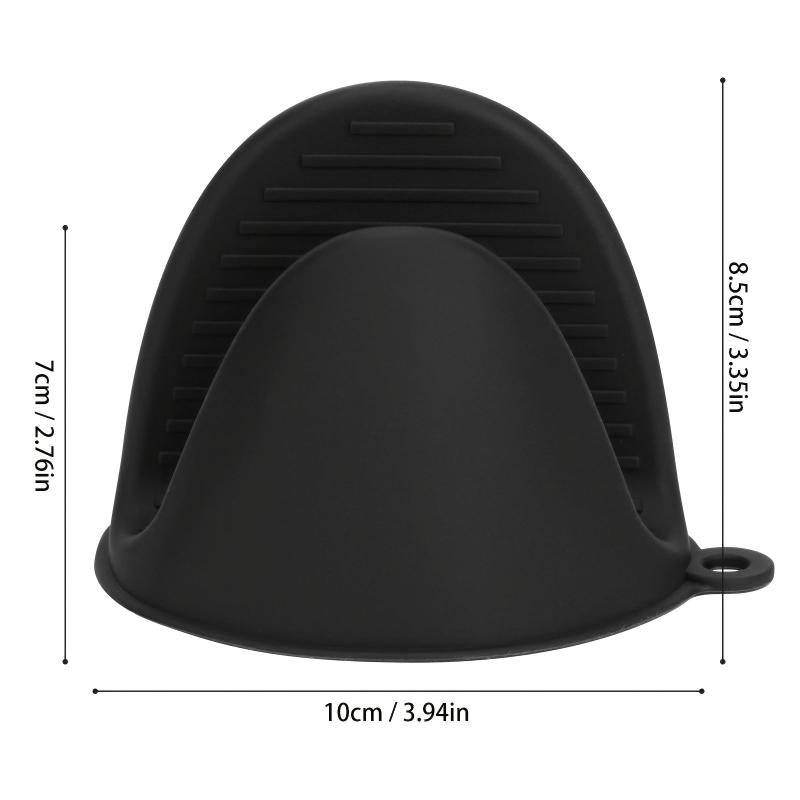 Silicone Oven Mitts Pot Holders Set Kitchen Heat Resistant Mittens