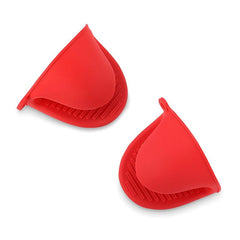 Silicone Oven Mitts Pot Holders Set Kitchen Heat Resistant Mittens