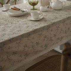 1pc Hollow Tablecloth for TV Cabinet Coffee Table Kitchen Dining Table Desk