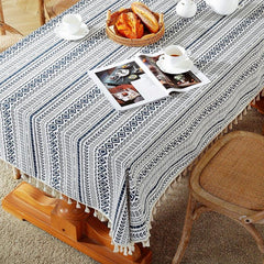 Polyester Square Tablecloth Bohemian Rectangle Table Cloth Home Decor