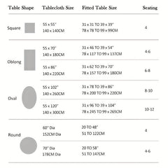 Modern Rectangle Tablecloth for Dining Room or Picnic - Fresh Tea and Home Decor