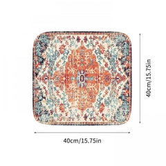 Classical Pattern Printed Chair Cushion - Breathable Summer Seat Cushion
