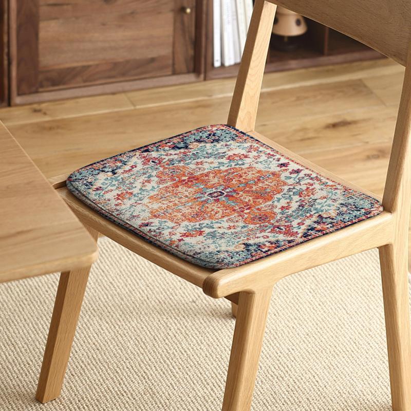 Classical Pattern Printed Chair Cushion - Breathable Summer Seat Cushion