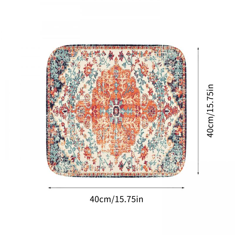 Classical Pattern Printed Chair Cushion - Breathable Summer Seat Cushion