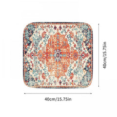 Classical Pattern Printed Chair Cushion - Breathable Summer Seat Cushion