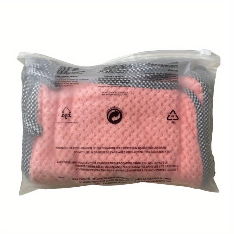 Absorbent Non-stick Dishwashing Cloth Kitchen Towels Mixed Color