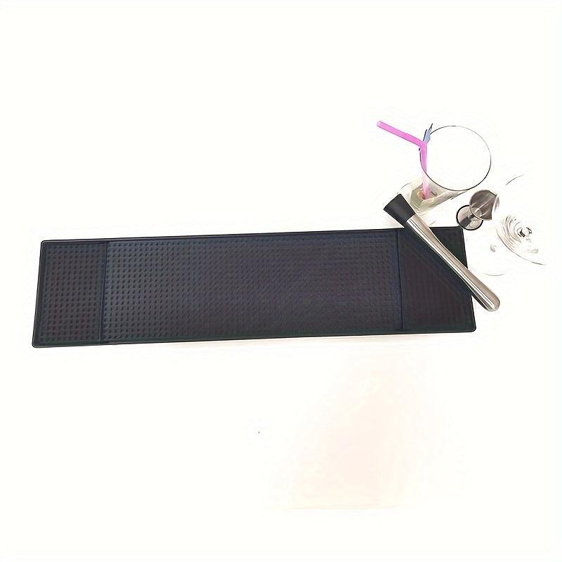 Silicone Pot Mat Coffee Bar Mat With Draining Hole Non Slip Bar Pad