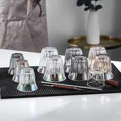 Silicone Pot Mat Coffee Bar Mat With Draining Hole Non Slip Bar Pad