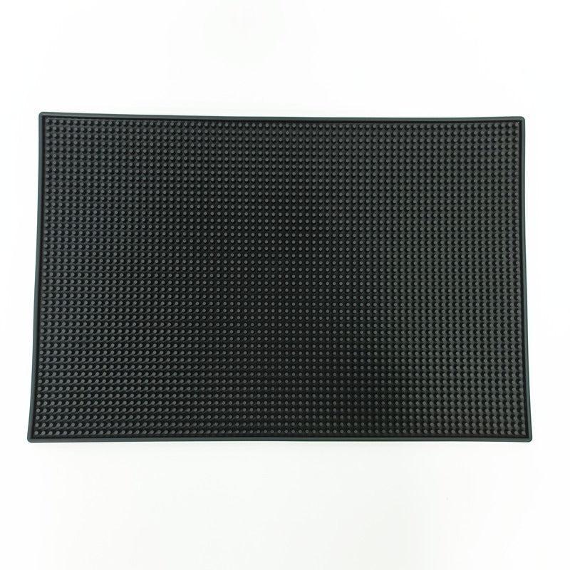 Silicone Pot Mat Coffee Bar Mat With Draining Hole Non Slip Bar Pad