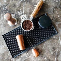 Silicone Pot Mat Coffee Bar Mat With Draining Hole Non Slip Bar Pad