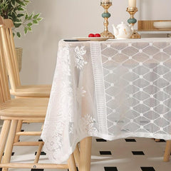 Waterproof Lace Tablecloth for Home and Restaurant Use