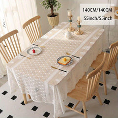 Waterproof Lace Tablecloth for Home and Restaurant Use