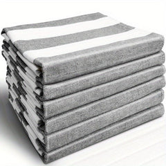 6pcs Scouring Pad Square Dish Cloths Antibacterial Cleaning Brush