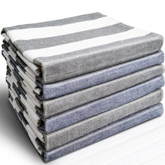 6pcs Scouring Pad Square Dish Cloths Antibacterial Cleaning Brush