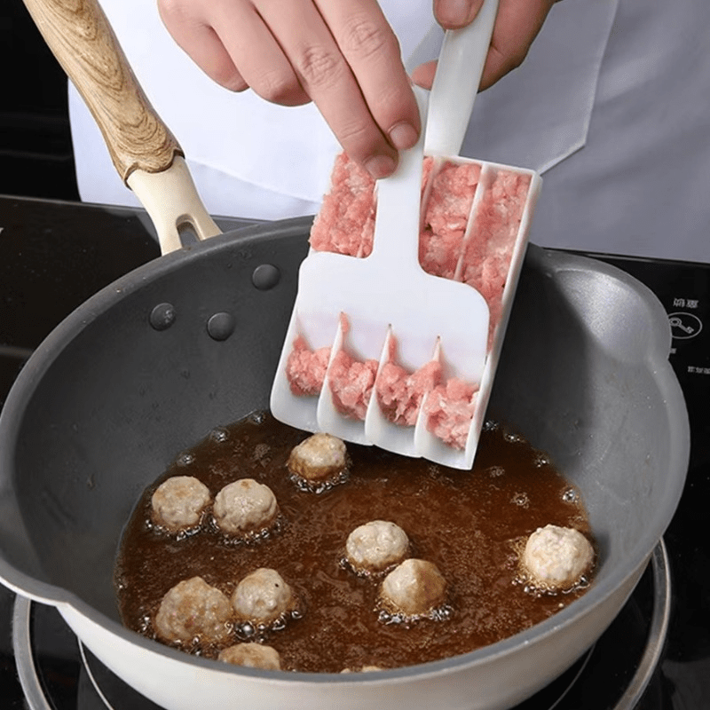 Creative Kitchen Triple Meatball Maker with Cutting Spade