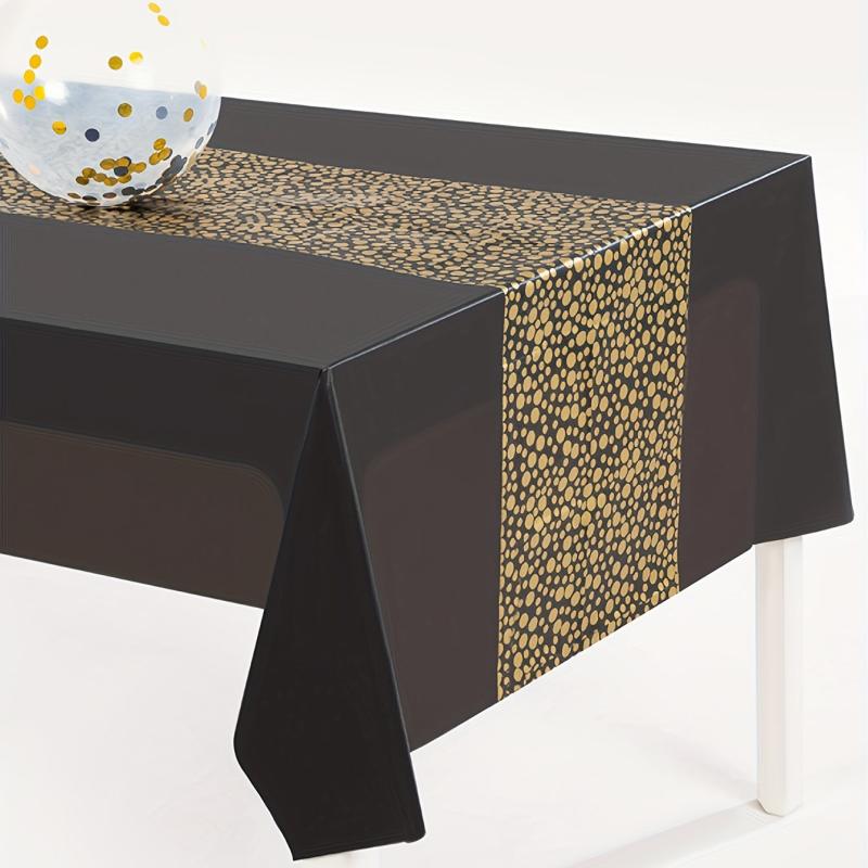 Waterproof Dots Tablecloth for Home Hotel Restaurant Dining Table