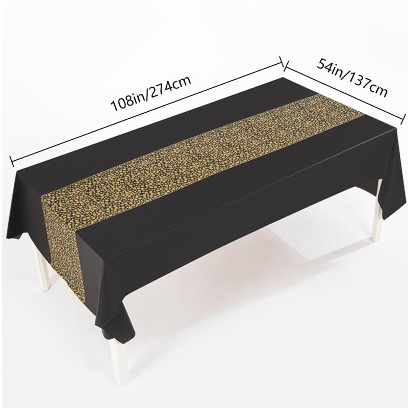 Waterproof Dots Tablecloth for Home Hotel Restaurant Dining Table