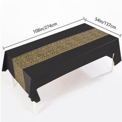 Waterproof Dots Tablecloth for Home Hotel Restaurant Dining Table