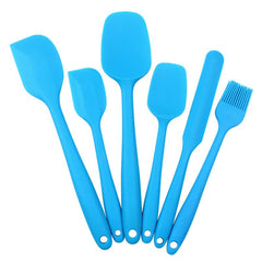 6pcs Silicone Kitchenware Set Baking Supplies Scraper Brush Spatula Cake Tools