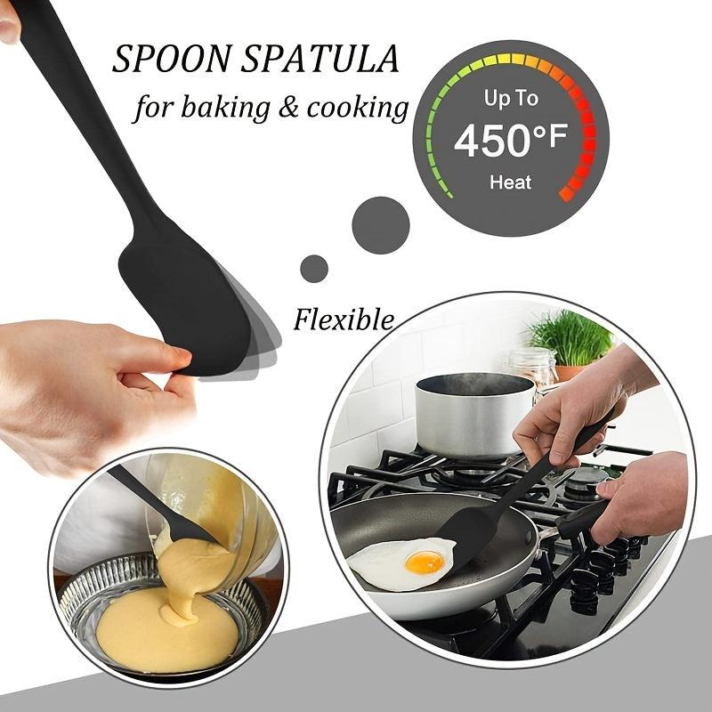 6pcs Silicone Kitchenware Set Baking Supplies Scraper Brush Spatula Cake Tools