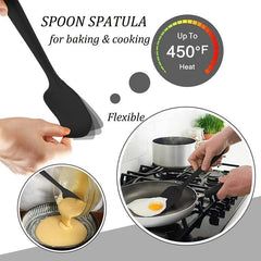6pcs Silicone Kitchenware Set Baking Supplies Scraper Brush Spatula Cake Tools