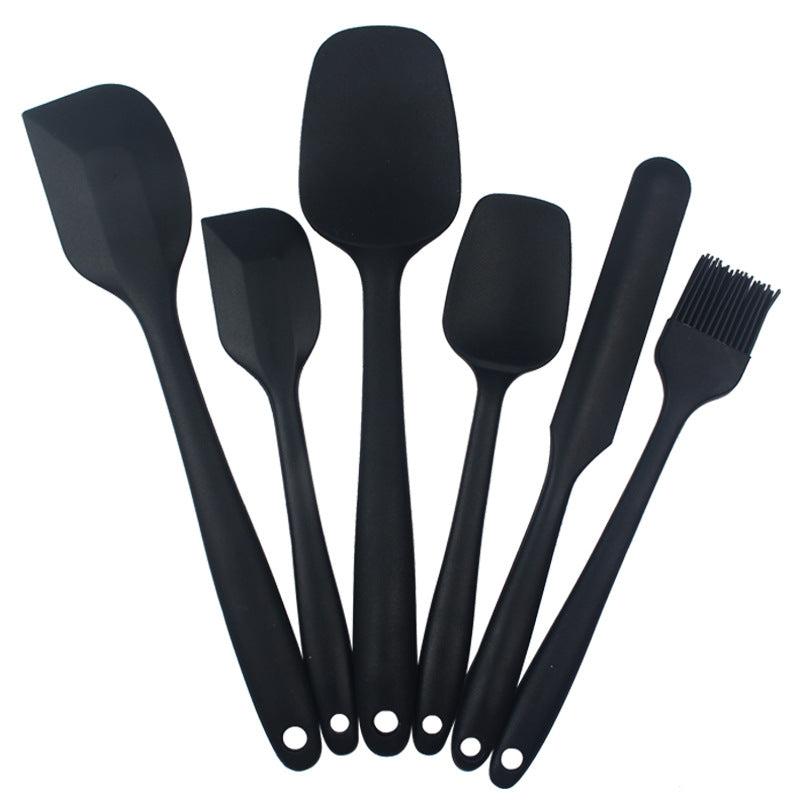 6pcs Silicone Kitchenware Set Baking Supplies Scraper Brush Spatula Cake Tools