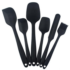 6pcs Silicone Kitchenware Set Baking Supplies Scraper Brush Spatula Cake Tools
