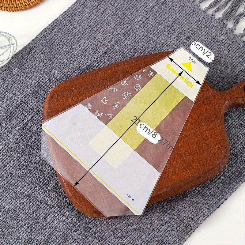 50pcs Plastic Sandwich Bags Easy To Tear