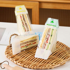 50pcs Plastic Sandwich Bags Easy To Tear